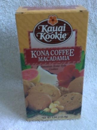 Hawaiian Home Style Cookies - Kauai Kookie - Kona Coffee Macadamia