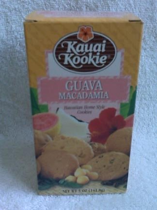 Hawaiian Home Style Cookies - Kauai Kookie - Guava Macadamia