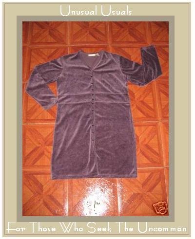 J. JILL Soft Purple Velour Button Dress Jacket SMALL S