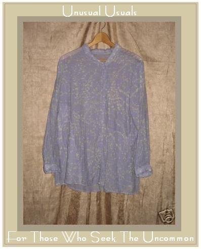 FLAX by Jeanne Engelhart Branching Out Tunic Top Shirt Small S