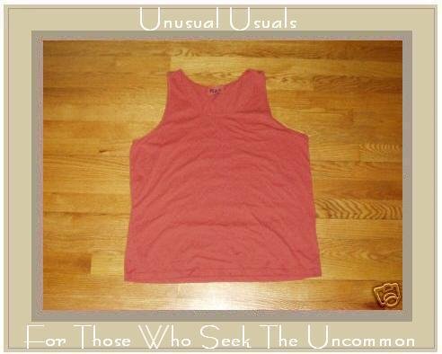 NEW FLAX Berry Tank Shirt Top Cotton Jeanne Engelhart LARGE L