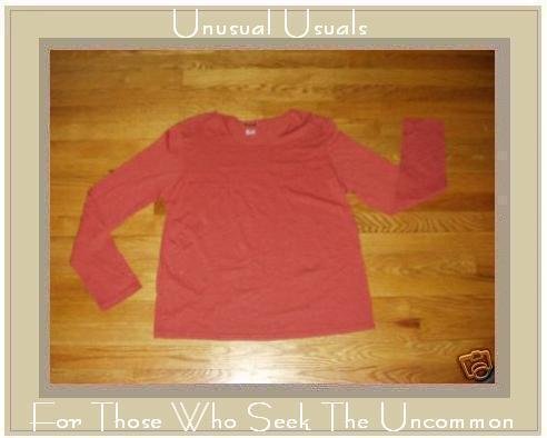 FLAX SOFT BERRY PULLOVER TOP JEANNE ENGELHART SMALL S