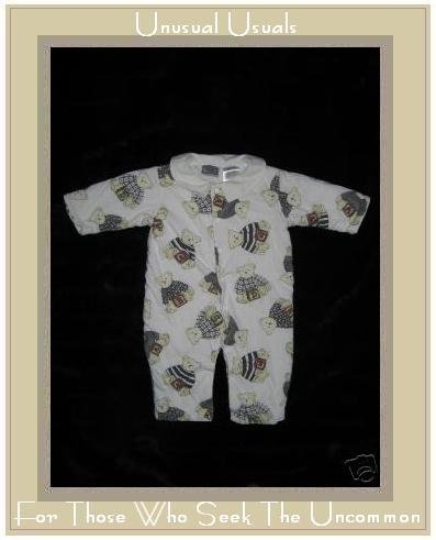 MAYFAIR KIDS Alphabet Bear BABY ROMPER 3-6 Months EUC