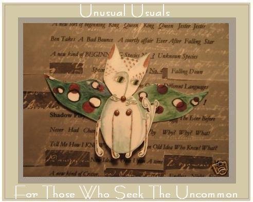 Fairy Kitten FOLK ART TOY Doll Paper Cat PUPPET aceo