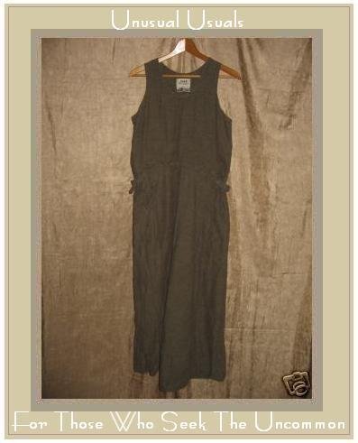 FLAX by Jeanne Engelhart Long Adjustable Jumpette Dress SMALL S