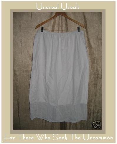 J. JILL Lavender LINEN Drawstring Skirt XLP X-Large PETITE