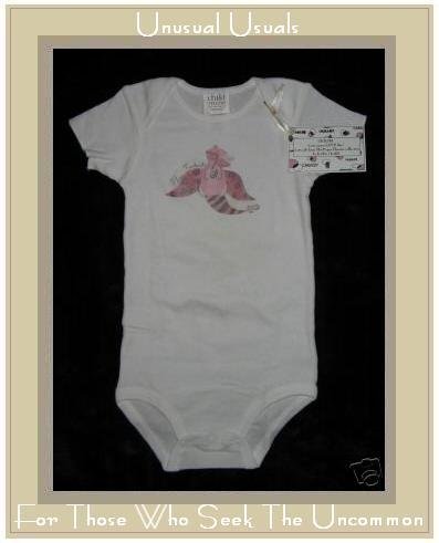 NWT 12-18 MONTH PLUM TUCKERED RACCOON CREEPER ONESIE NR