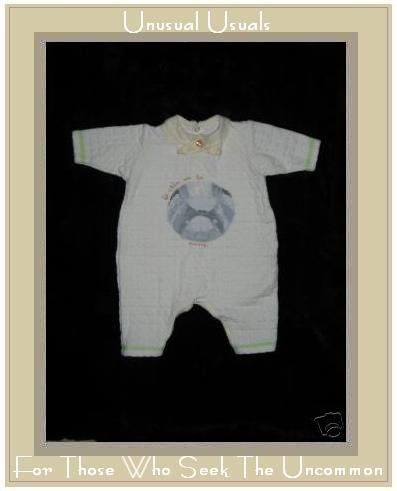 Sucre D' Orge French Boutique Baby Bear Romper 3 Months