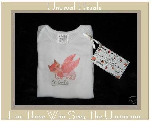 NWT 6-9 MONTH SLY GUILE FOX BABY CREEPER ONESIE OUTFIT