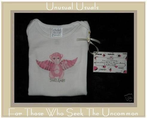 NWT 0-3 MONTH INFANT PUNKY MONKEY CREEPER ONESIE OUTFIT