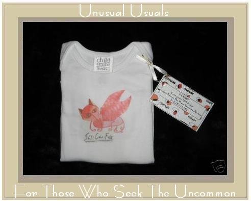 NWT 0-3 MONTH SLY GUILE FOX BABY CREEPER ONESIE OUTFIT