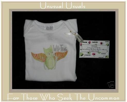NWT 12-18 MONTH WILD THING CAT CREEPER ONESIE OUTFIT NR