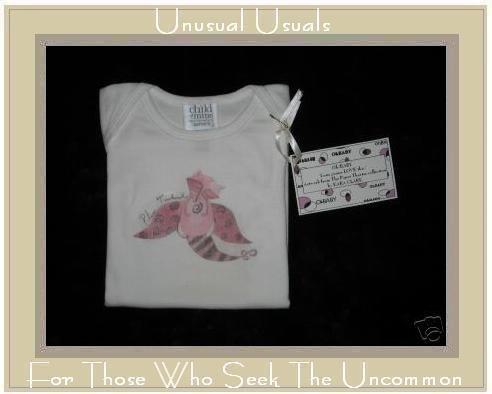 NWT 6-9 MONTH PLUM TUCKERED RACCOON BABY CREEPER ONESIE