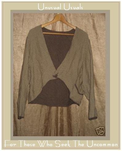 ANGELHEART DESIGNS Engelhart Flax Reversible Jacket Top LARGE L
