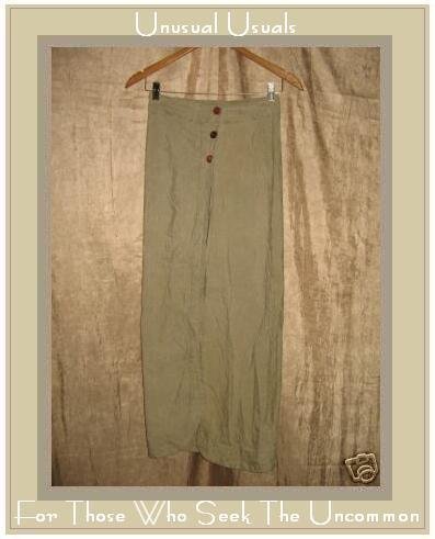 ANTHROPOLOGIE Long Button Top Wrap Skirt Size 7 S M