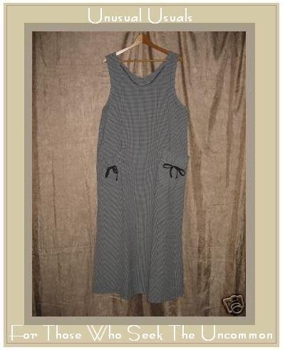 TOM TOM Long Boutique Black & White Gingham Dress LARGE L