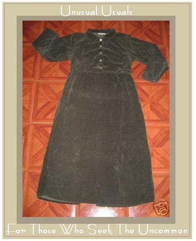SUBTLE TONES BRUSHED COTTON BUTTON DRESS SMALL MEDIUM