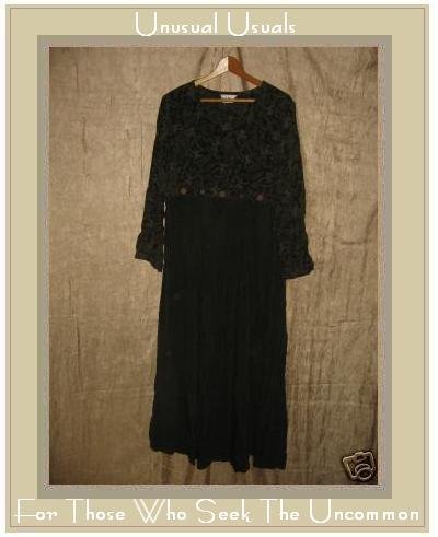 RED'S THREADS Long Monkey Rayon Pullover Dress Large L