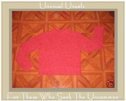 FREE PEOPLE FP NUBBLY RED KNIT PULLOVER SWEATER TOP M