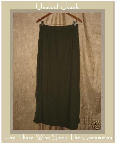 Stephanie Schuster for Princess Knitwear Green Skirt LARGE L