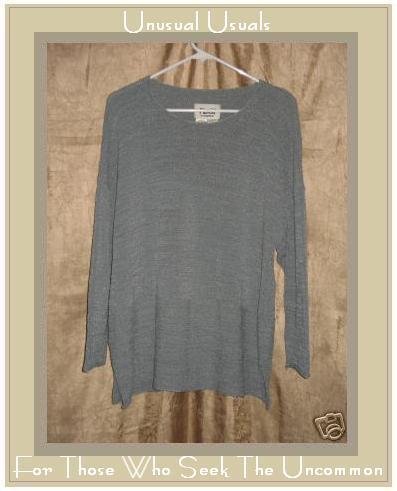 FLAX BY ANGELHEART TUNIC SWEATER JEANNE ENGELHART SMALL S MEDIUM M