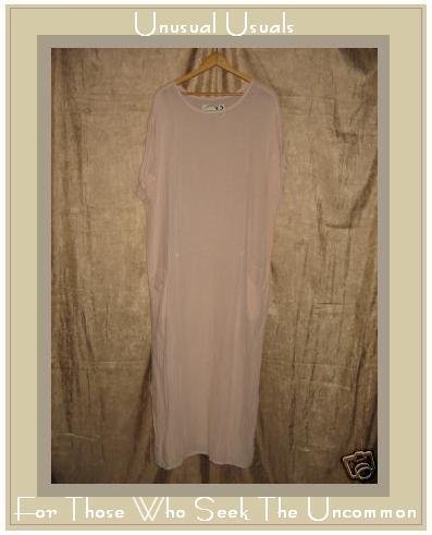 Angelheart Designs by Jeanne Engelhart Pink Dress Flax MEDIUM M