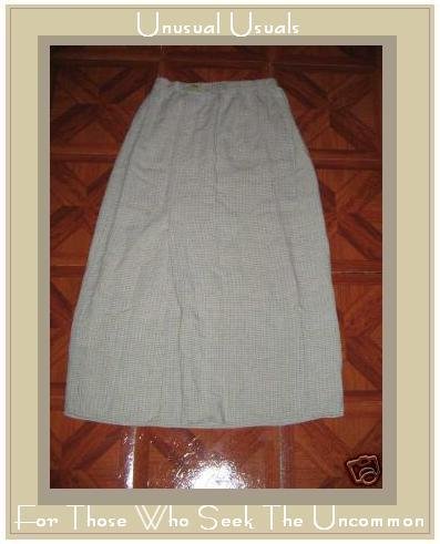 FLAX ASSYMETRICAL AGAIN SKIRT BY JEANNE ENGELHART SMALL S
