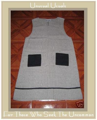 SWEET ALYWEAR LINEN GRID DRESS ALY WEAR SIZE MEDIUM M