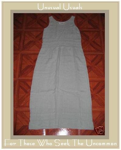 CUTE ALYWEAR TEXTURED LINEN DRESS ALY WEAR SIZE SMALL S