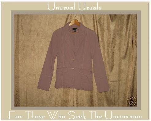 H&M H & M Shapely Lavender Button Jacket EUR 36 US 6 S