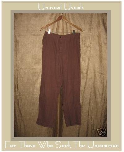 J. JILL Soft Berry Linen Drawstring Pants Size 10 S / M
