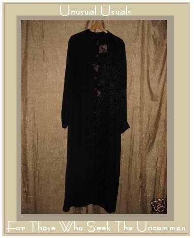Donna Jessica ORIGAMI Long Duster Dress Jacket 3 LARGE L XL X-LARGE