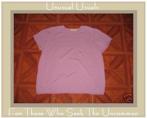 LINDEN HILL KNIT PURPLE PULLOVER SHIRT TOP X-LARGE XL