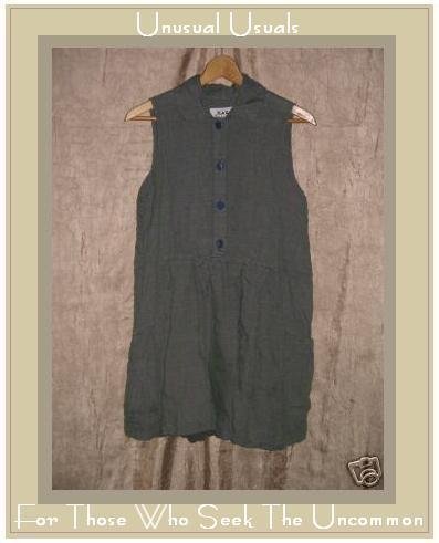 FLAX by Jeanne Engelhart Tunic Top Shirt Dress Petite P