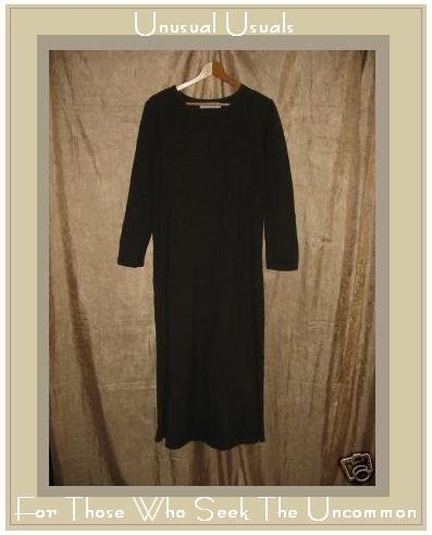 WILLOW Long Soft Earthy Brown Pullover Dress Medium M