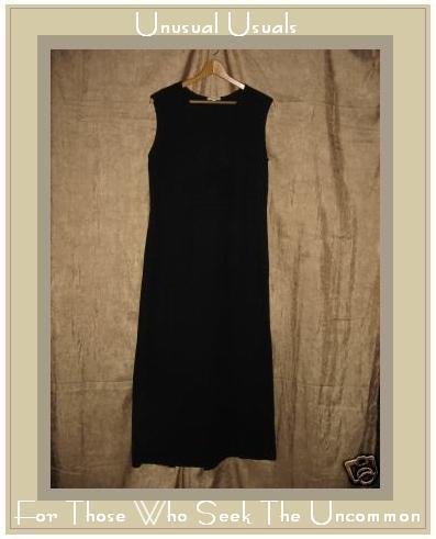 CLOTHESPIN Funky Boutique Textured Cotton Dress Black MEDIUM M