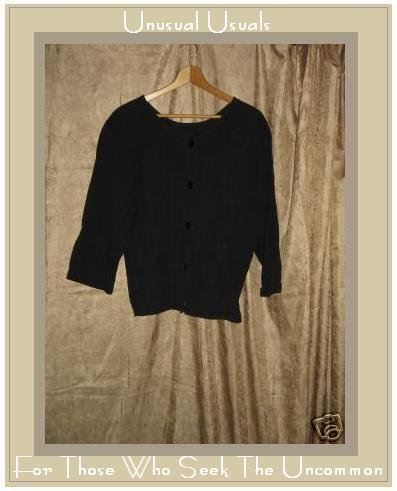 FLAX Shapely Shirt Jacket Top Jeanne Engelhart Medium M