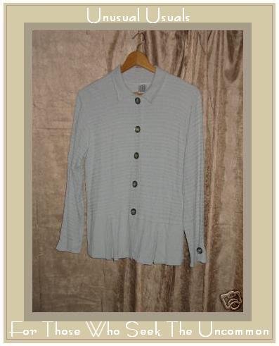 KOKOON Funky Peplum Jacket Shapely Shirt Top Small S