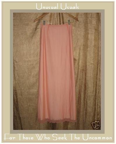 Fabulous CLEA Long Pink BOUTIQUE SKIRT Lined X-SMALL XS
