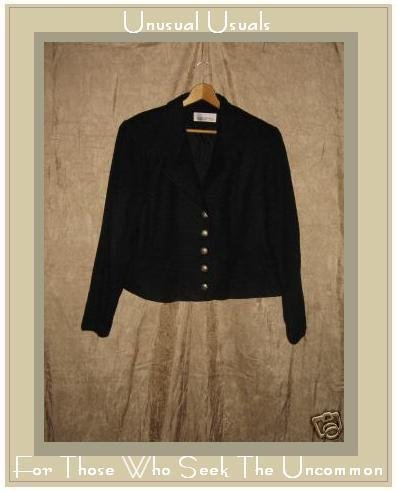 SILHOUETTES Weighty Black Shapely Tailored Jacket 20W