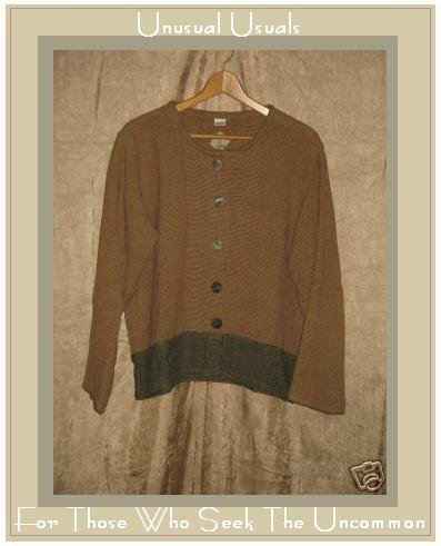 TRIBE Boutique Earthy Cotton Jacket Shirt Top Medium M