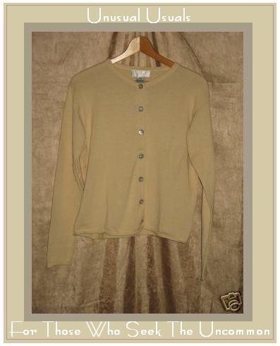 J. Jill Cream Cotton Button Cardigan Sweater X-Small XS