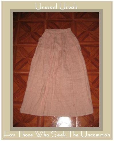 FLAX PINK TEXTURED TIERED SKIRT JEANNE ENGELHART PETITE P