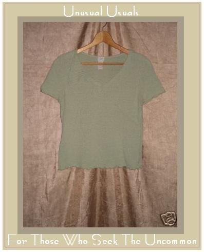 J. JILL Soft Green Silk Sweater Knit Shirt Top Small S