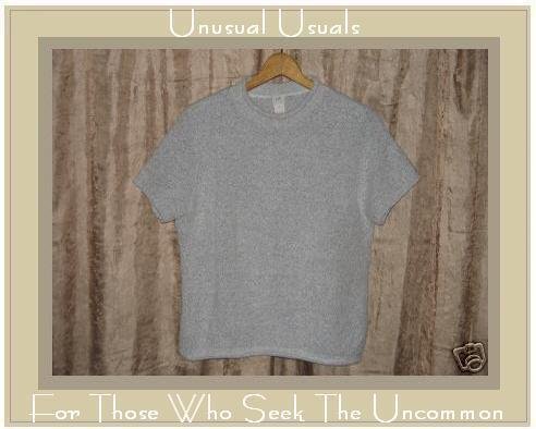 J. JILL SOFT NUBBLY GRAY PULLOVER SWEATER TOP MEDIUM M