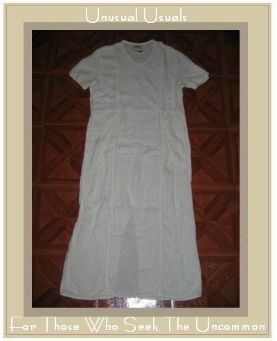 FLAX WHITE WAFFLE STITCH DRESS JEANNE ENGELHART PETITE P
