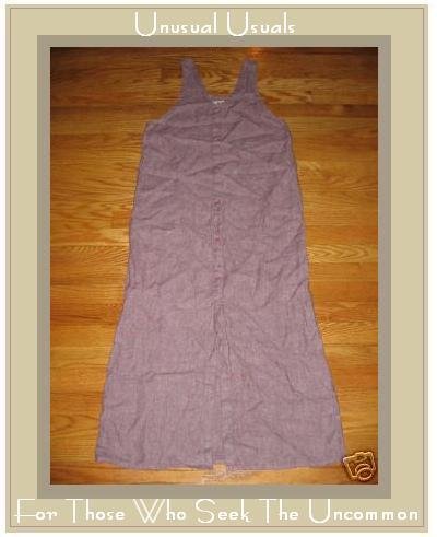 FLAX PURPLE GRANITE BUTTON DRESS by ENGELHART PETITE P