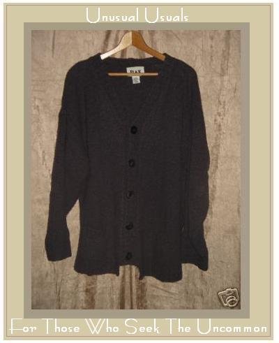 Flax by Angelheart Purple Wool Sweater Engelhart S M