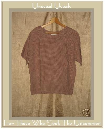 FLAX Jeanne Engelhart Linen Pullover Shirt Tunic Top Small S
