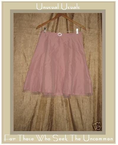 Hennes Pink Belted Tulle Ruffle Knee SKIRT SZ 6 EUR 36 Small S